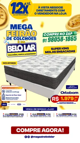 Super King Molas Ensacadas