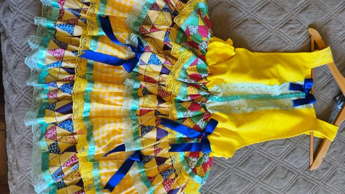 vestido junino novinho