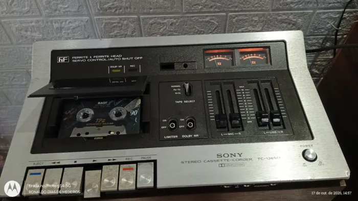 Tape Deack Sony tc136sd FERRITTE ( sem defeitos )