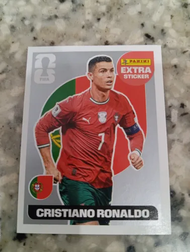 Figurinha Cristiano Ronaldo PRATA