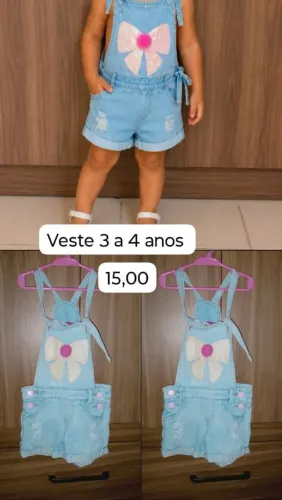 Lote de roupas feminina infantil 