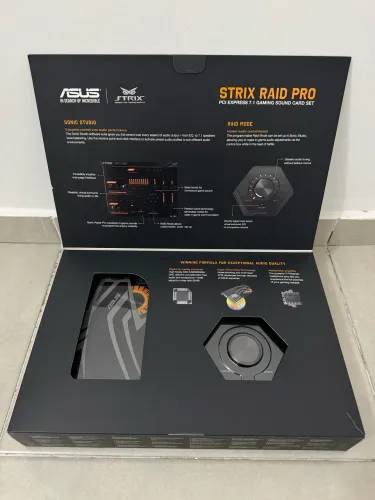 Placa de som Asus Strix Raid Pro