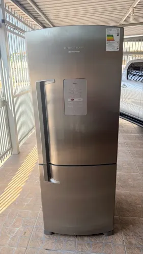Geladeir Brastemp inversa inox frost free