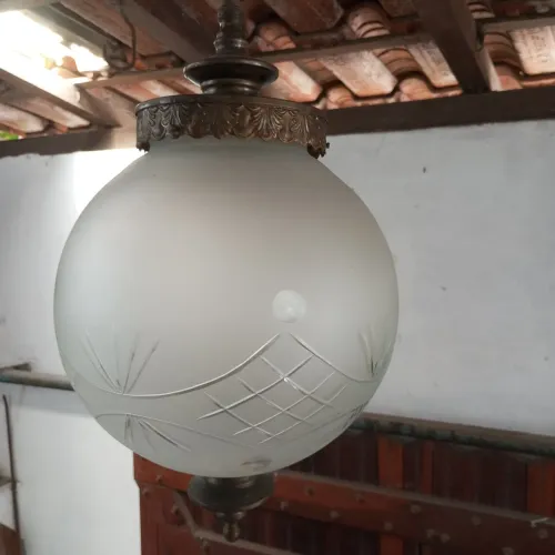 Antigo Lustre Pendente
