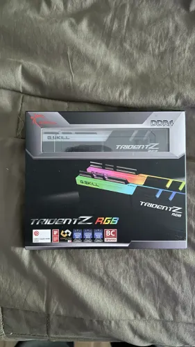 Memória ram g.skill tridentz rgb ddr4 2x8 3600mhz cl18