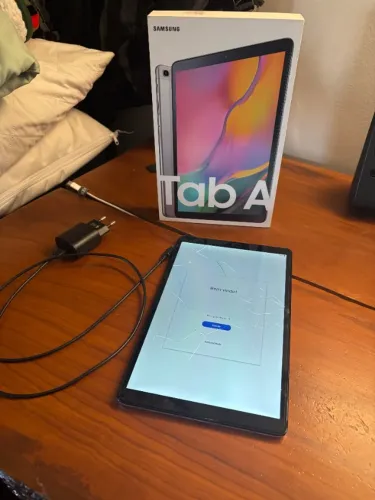 Samsung Galaxy Tab A 10.1 (SM-T510) Tela Quebrada Perfeito Funcionamento Oportunidade