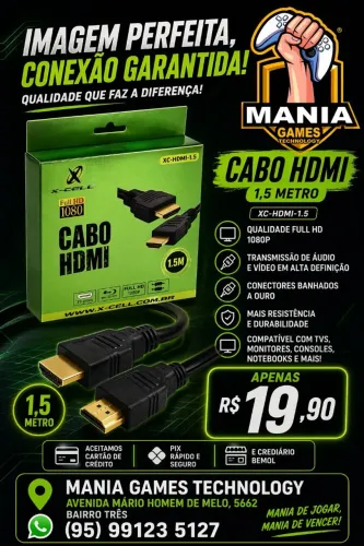 Cabo hdmi