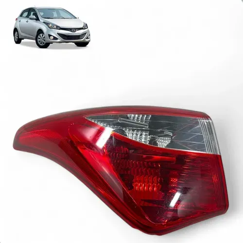 Lanterna Traseira Esquerda Hyundai Hb20 Hatch 2013 2019 Direito/passageiro Vermelho