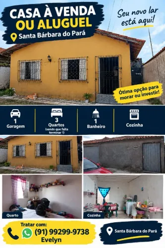 Vende-se casa em santa barbara