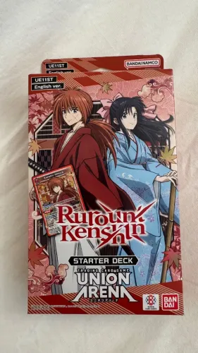 TCG Samurai X Rurouni Kenshin Union Arena Versão em Inglês Oficial Starter Deck Carta