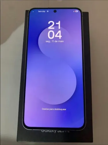 SAMSUNG S25 FE 5G 256GB COMPLETO COM NOTA FISCAL 