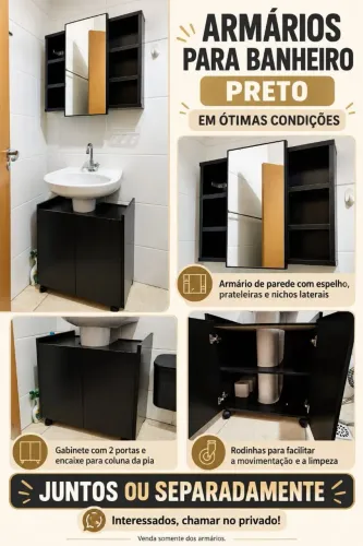 Armário de banheiro