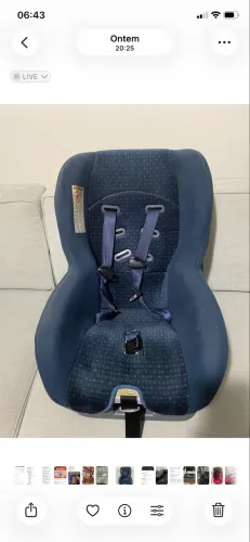 Cadeirinha de carro, Smart Move Se importada, de 9 a 36 kg