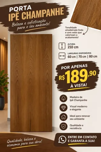 Portas Internas Ipê Champanhe