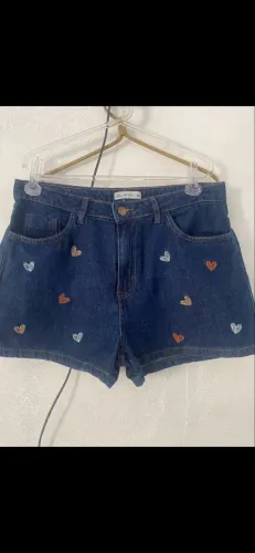 Vendo bermuda seminova jeans