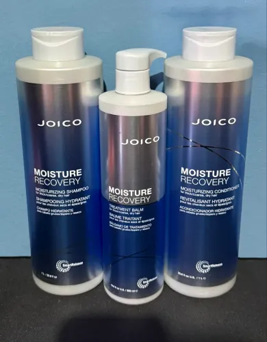 Kit Joico moisture Recovery shampo, condicionador e máscara 