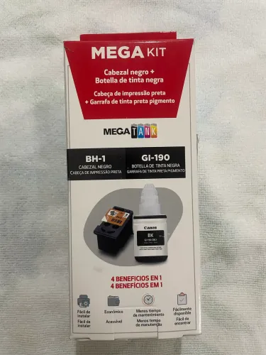 Cabeça Impressão Bh-1 + Gi-190bk  Cartucho de Tinta PFI-320 PFI-320BK Preto