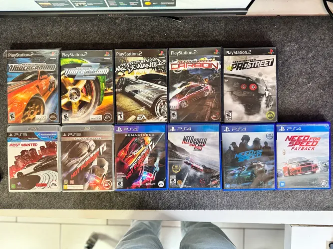 Coleção Need For Speed PS2 PS3 PS4 