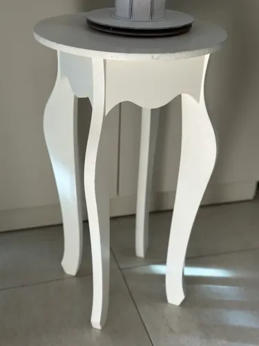 Mesa de Canto Apoio Lateral Decorativa