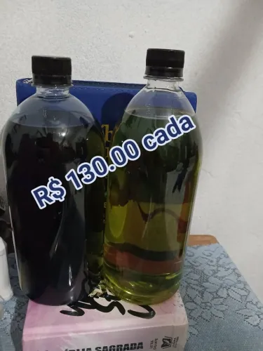 Óleos para fins religiosos. Tenho, de 1 litro e de 500 Ml