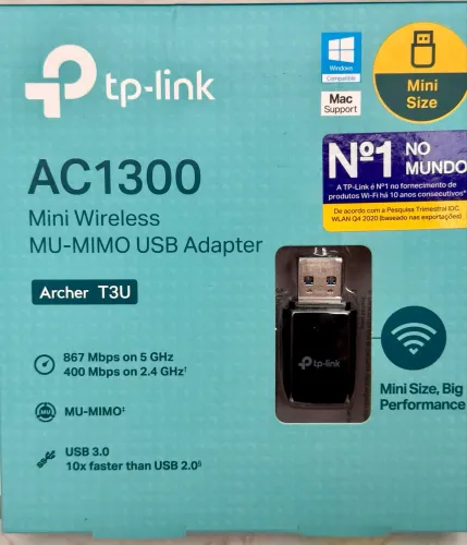 Adaptador Wi-Fi USB TP-Link Archer T3U - AC1300