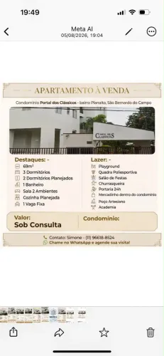 Venda de apartamento no bairro Planalto
