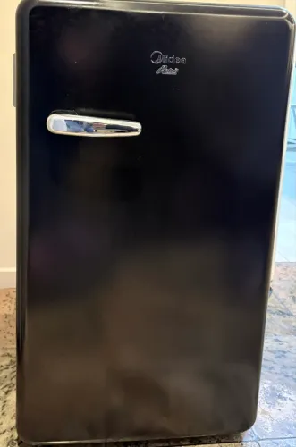 Frigobar Midea 95 Litros Retrô Preto Onix 127V