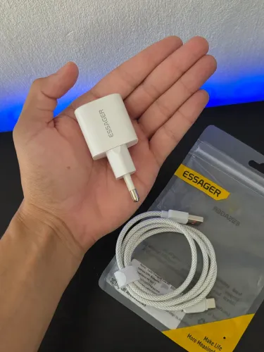 Carregador Completo 20w - Para Android e iPhone