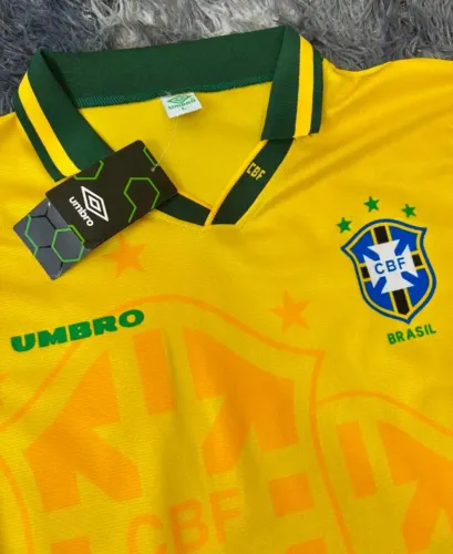 CAMISA RETRÔ SELEÇÃO BRASILEIRA 1994