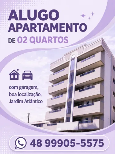 PROMOÇÃO!!! LOCAÇÃO ALUGUEL APARTAMENTO 2 QUARTOS JARDIM ATLÂNTICO FLORIANÓPOLIS FLORIPA