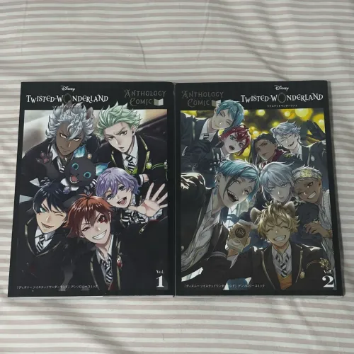 Mangá Japonês Twisted Wonderland Anthology 1 e 2