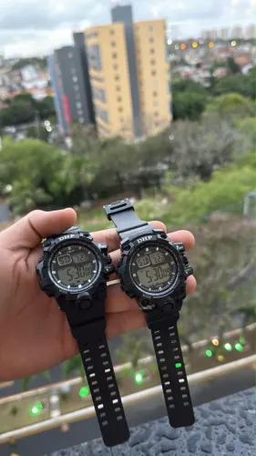 Relógio Militar DHP Digital - Resistente, Completo e Estiloso!