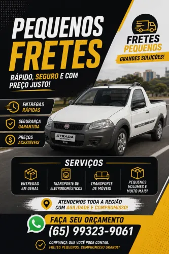 Pequenos fretes Coxipó 