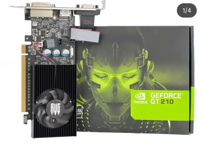 Vga Placa De Vídeo Pc Geforce Gt 210 1gb 64bits Ddr3<br>