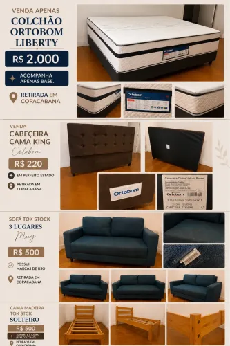 Execelente móveis e camas completas a venda