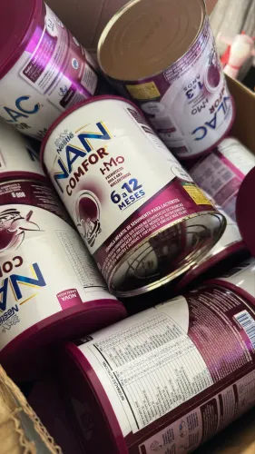Latas de leite vazias -800 ml