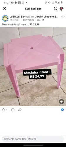 Mesa infantil 