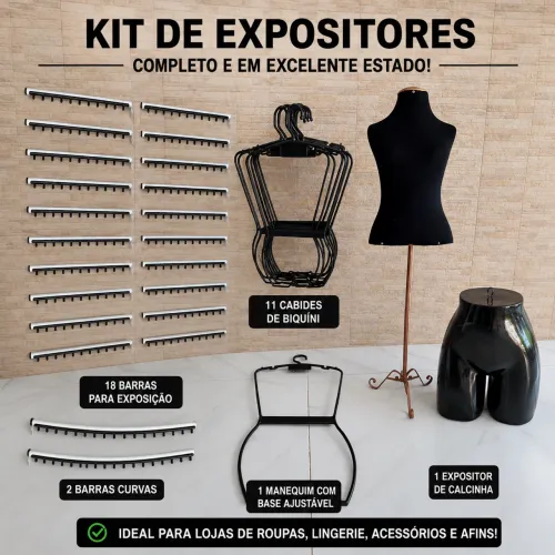 Expositores de lingerie, tudo que estão nas fotos por R$500,00