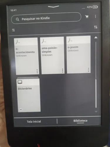Kindle 11a geração com touch zoado