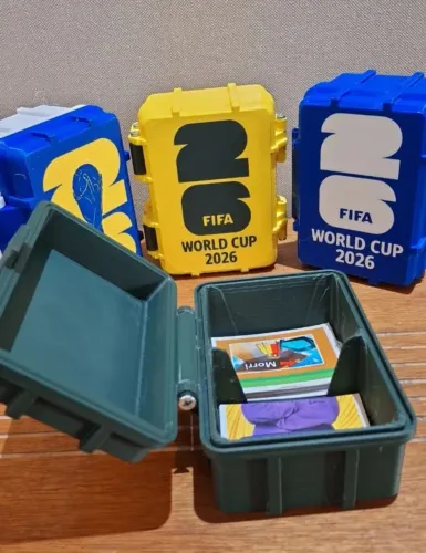 ?Caixa Organizadora para Figurinhas Copa 2026 - Proteção Premium
