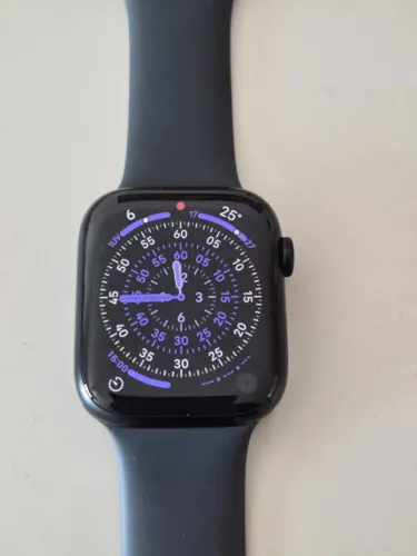 Apple Watch Series 9 45mm GPS Midnight Aluminium - Completo (Leia o Anúncio)