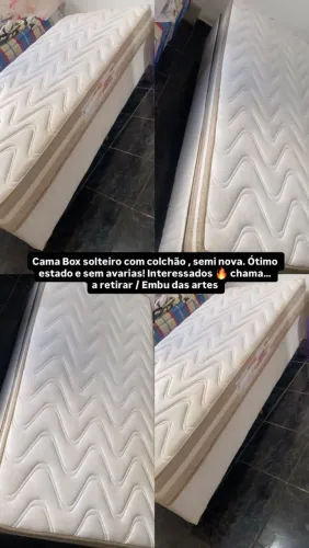 Cama box solteiro