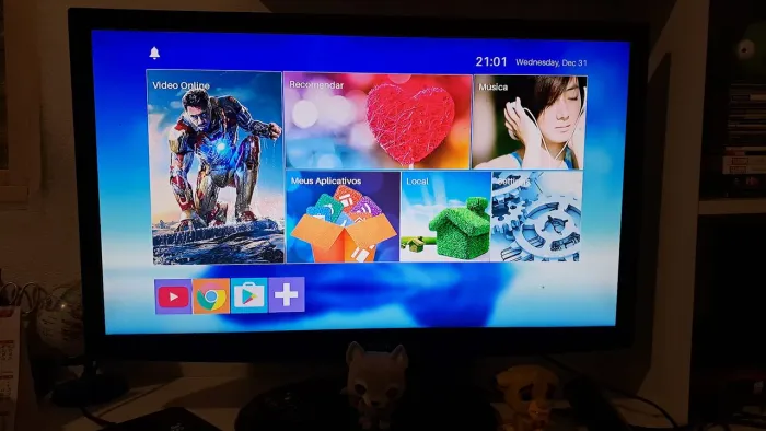 Tv Samsung + box tv