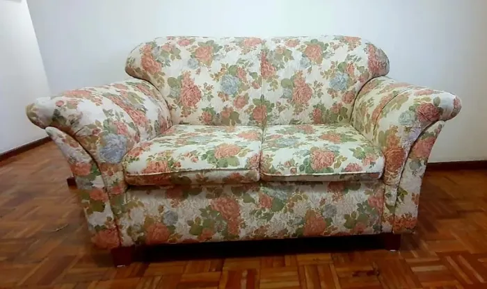Sofa 2 lugares estampado