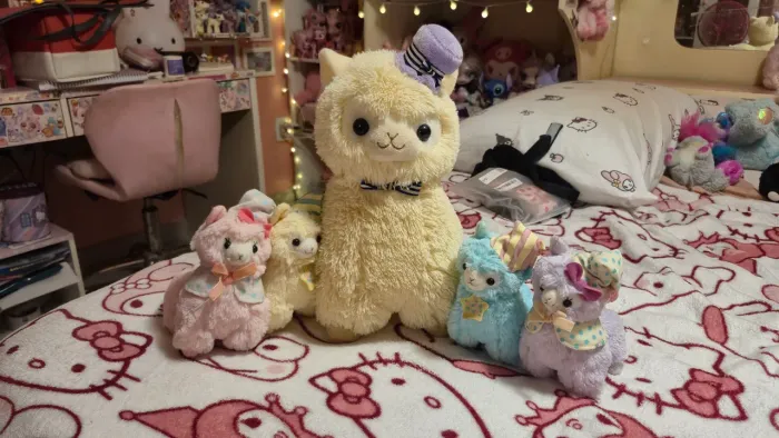 Lote de pelúcias Alpacasso