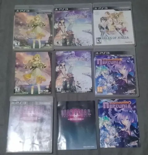 Lote 5 Jogos PS3 Raros RPGs