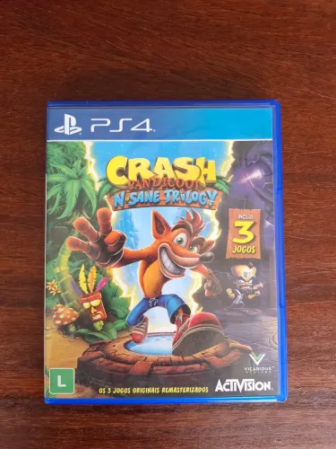 CRASH BANDICOOT N SANE TRIOLOGY PS4 3 JOGOS