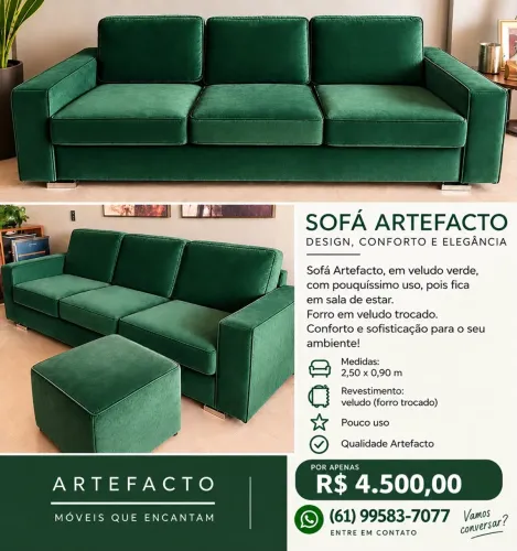 Oportunidade! Sofá lindo, seminovo e impecável!
