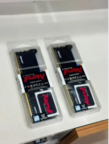 Memória RAM Kingston Fury Beast, RGB, 32GB - 3200MHz, DDR4, CL16
