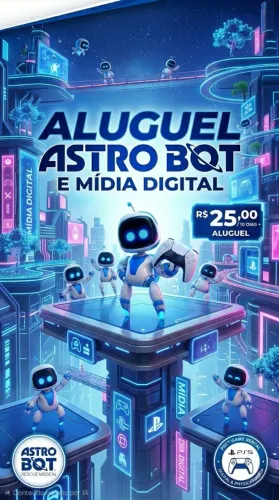 Jogo Astro Bot PS5 mídia digital Aluguel